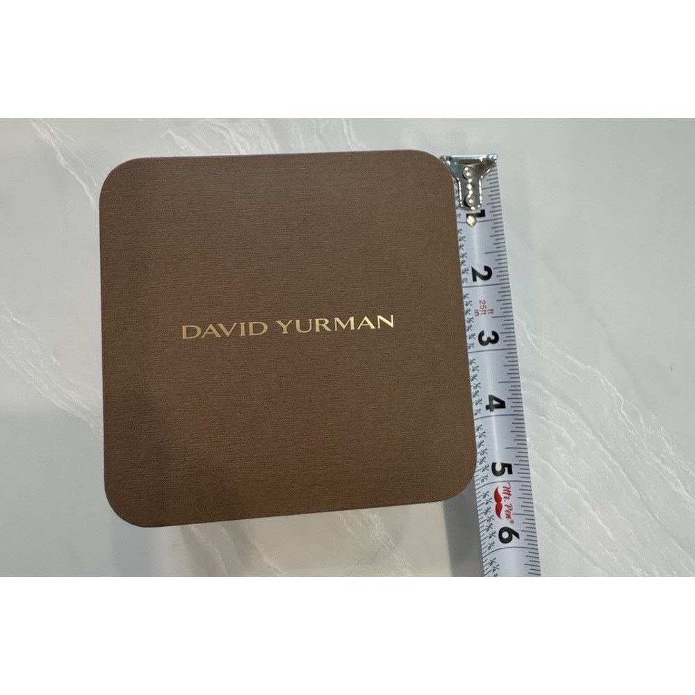Authentic David Yurman Jewelry Presentation Box 4.5 x 4.5 x 2.25 - Picture 2 of 12